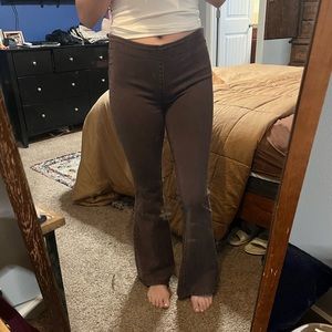 Free People flare jeans in brown